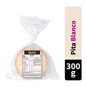 Pan Pita Blanco Horneado en Bolsa 5 Unidades