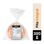Pan Pita Integral Horneado en Bolsa 5 Unidades