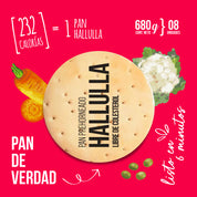 Hallulla Pre Horneada 8 Unidades