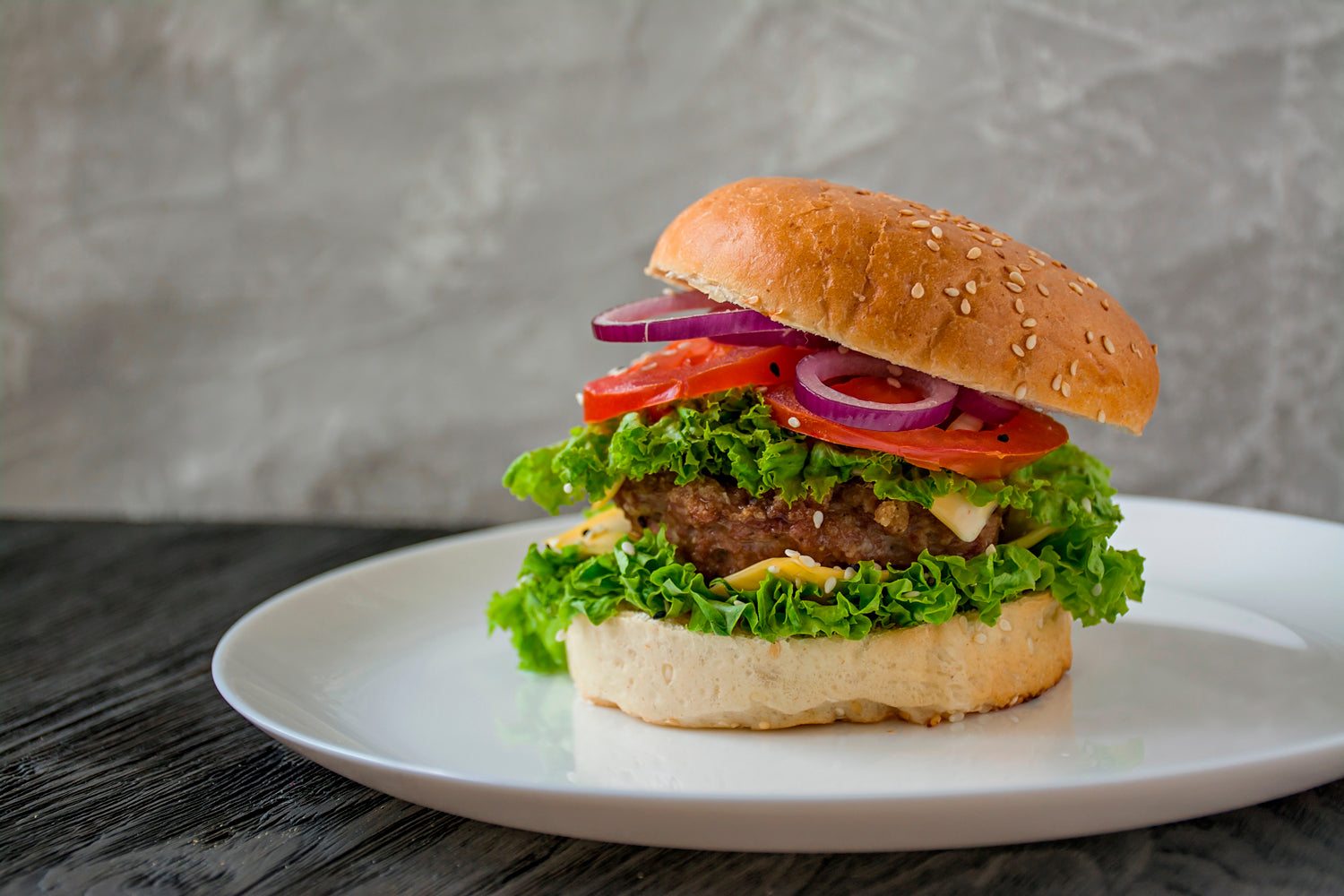 Hamburguesa quinoa mediterránea