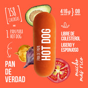 Pan de Papa para Hot Dog